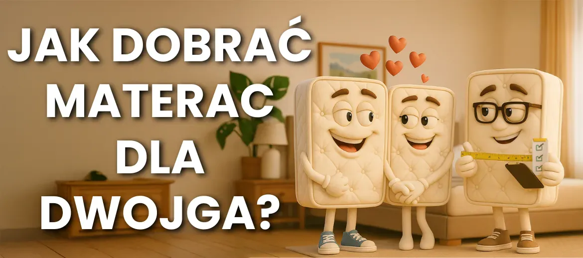 Jak dobrać materac dla dwojga?