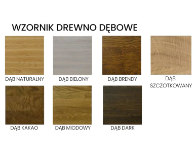 Wzornik kolorów drewna DREWMAX