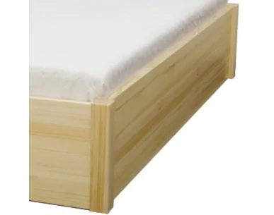 Łóżko brzozowe KALCYT 3 STOLMIS podnoszone na ramie drewnianej