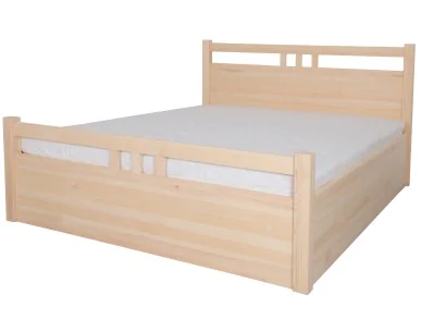 Łóżko sosnowe MALACHIT 6 STOLMIS podnoszone na ramie drewnianej