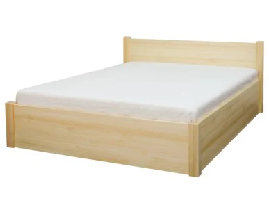 Łóżko sosnowe RUBIN 3 STOLMIS podnoszone na ramie drewnianej