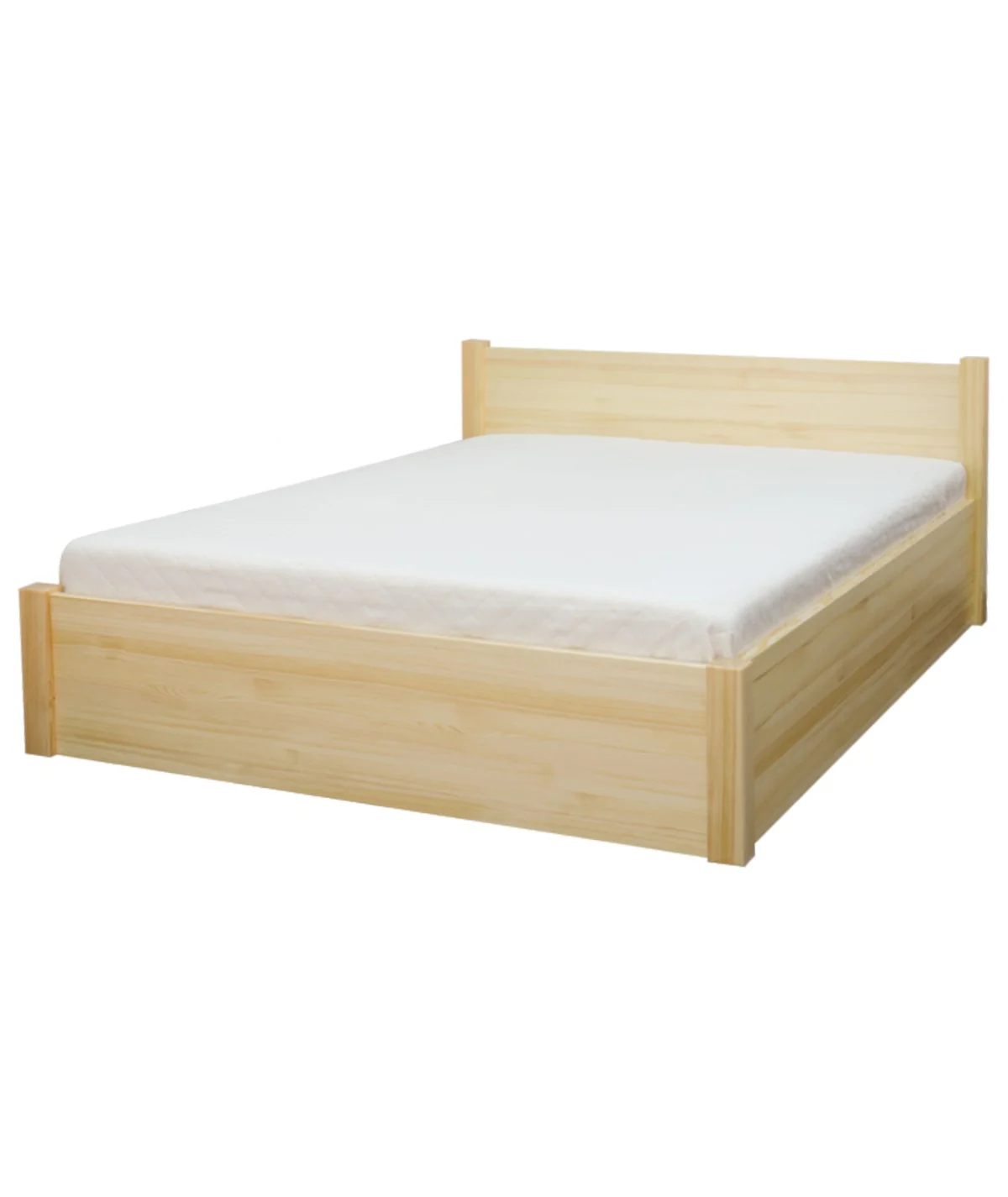 Łóżko bukowe RUBIN 3 STOLMIS podnoszone na ramie drewnianej