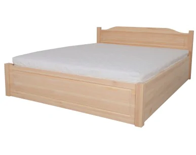 Łóżko brzozowe OLIWIN 5 STOLMIS podnoszone na ramie drewnianej