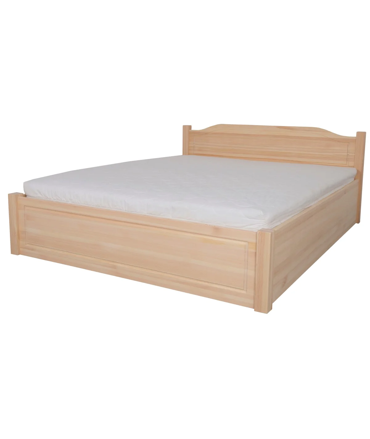 Łóżko bukowe OLIWIN 5 STOLMIS podnoszone na ramie drewnianej
