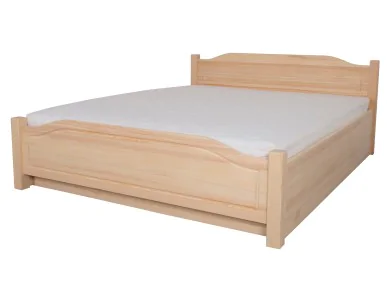 Łóżko brzozowe OLIWIN 6 STOLMIS podnoszone na ramie drewnianej