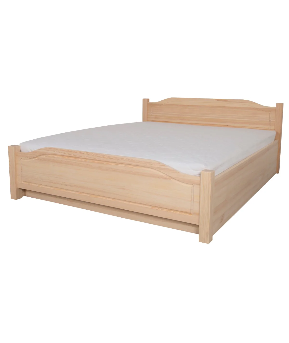 Łóżko bukowe OLIWIN 6 STOLMIS podnoszone na ramie drewnianej
