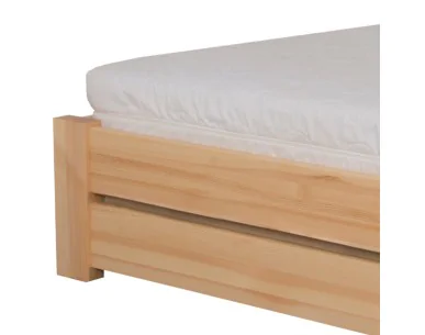 Łóżko bukowe AMETYST 5/3 STOLMIS podnoszone na ramie metalowej
