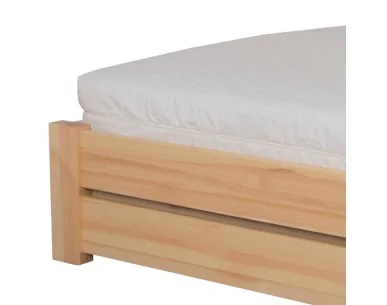 Łóżko bukowe AMETYST 5/4 STOLMIS podnoszone na ramie metalowej