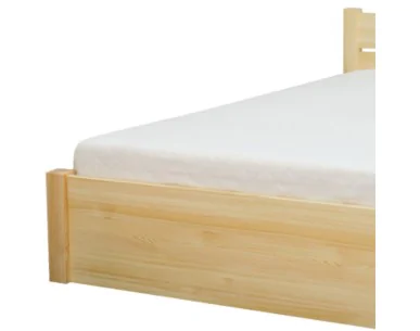 Łóżko sosnowe TOPAZ 4 STOLMIS podnoszone na ramie metalowej