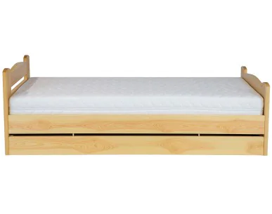 Łóżko sosnowe LK 144 BOX DREWMAX podnoszone