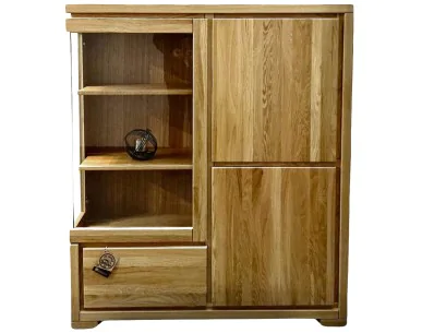 Witryna dębowa KW 353 DREWMAX