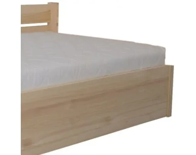 Łóżko sosnowe AGAT 3X STOLMIS podnoszone na ramie metalowej