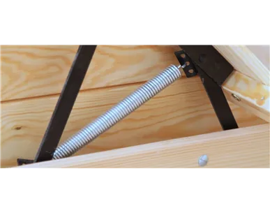 Łóżko sosnowe TWARDZIEL Zaczarowana Sypialnia podnoszone