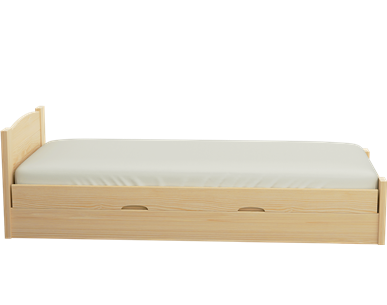 Łóżko sosnowe BOOMER Zaczarowana Sypialnia podnoszone