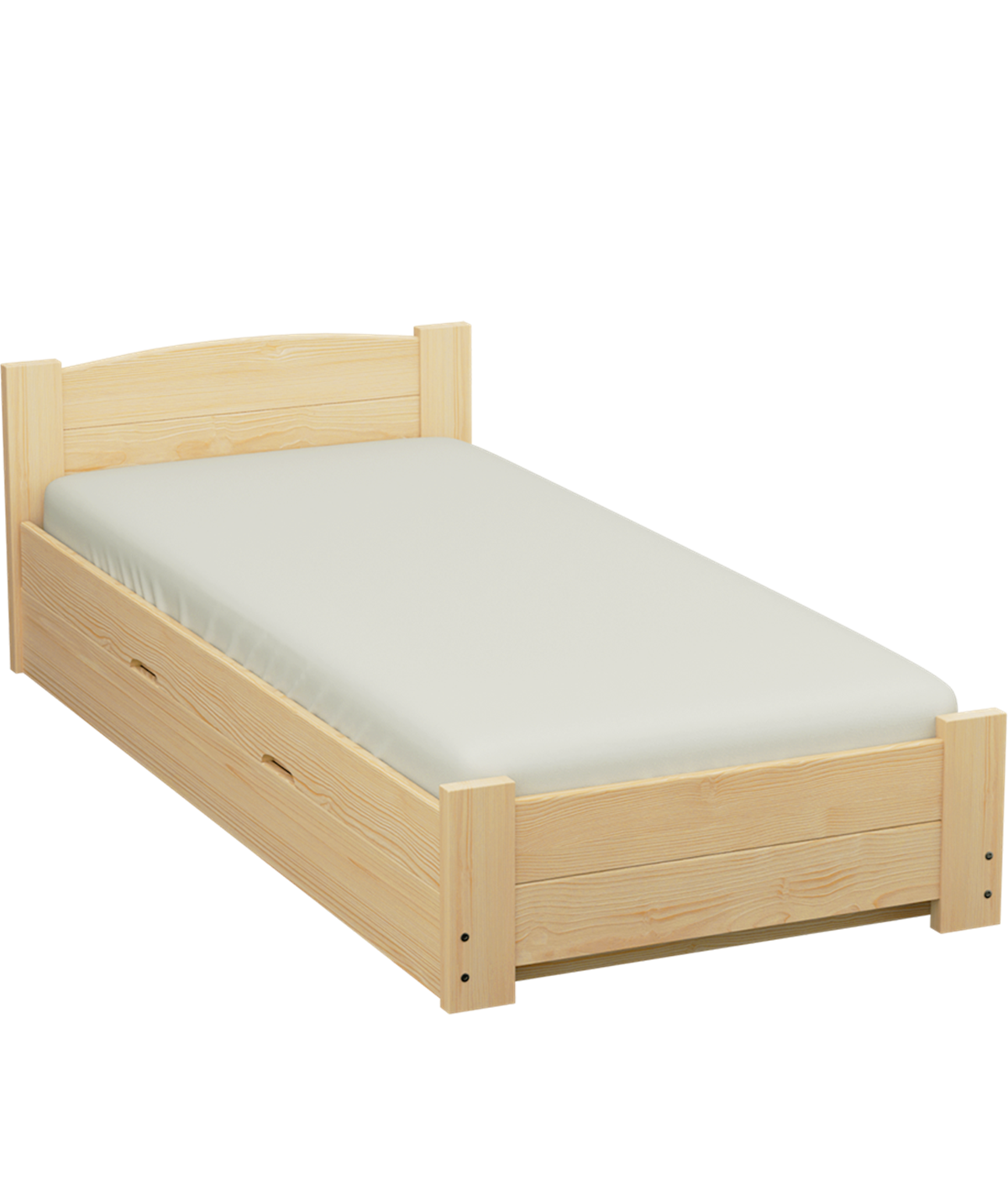 Łóżko sosnowe BOOMER Zaczarowana Sypialnia podnoszone