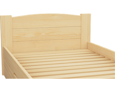 Łóżko sosnowe BOOMER Zaczarowana Sypialnia podnoszone