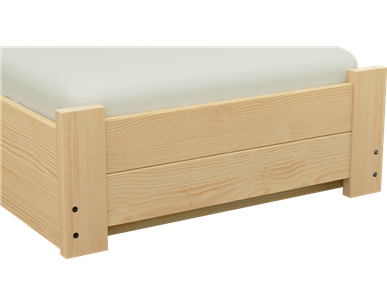 Łóżko sosnowe BOOMER Zaczarowana Sypialnia podnoszone