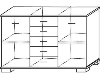 Komoda sosnowa ORFEUSZ 0410 STOLMIS