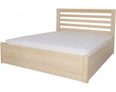 Łóżko sosnowe KORAL 5 STOLMIS podnoszone na ramie drewnianej