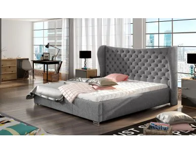 Wizualizacja sypialni w stylu glamour z łóżkiem LANCASTER Comforteo